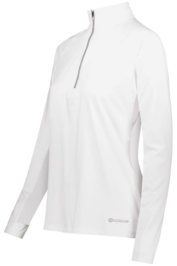 Sportswear L Womens Electrify Coolcore® 1/2 Zip Pullover White 222774