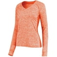 thumbnail image 1 of Holloway Sportswear L Womens Electrify Coolcore® Long Sleeve Tee Orange Heather 222770, 1 of 5