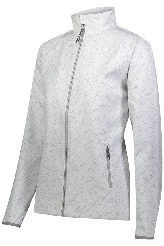 Sportswear L Womens Featherlight Soft Shell Jacket Arctic Haze Print 229721