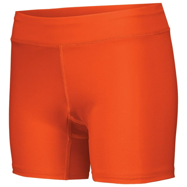 Orange Nike Pro Compression Shorts Womens Nike Pro Burnt Orange
