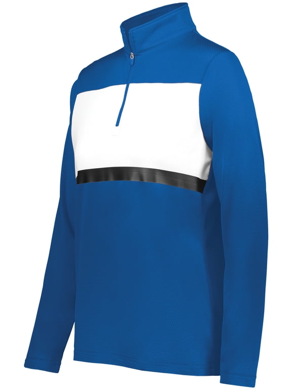 Sportswear L Womens Prism Bold 1/4 Zip Pullover Royal/White 222791