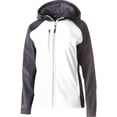 thumbnail image 1 of Holloway Sportswear L Womens Raider Softshell Jacket Carbon Print/White 229357, 1 of 4
