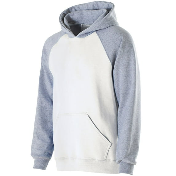 Holloway Sportswear M Boys BANNER HOODIE White/Athletic Heather 229279