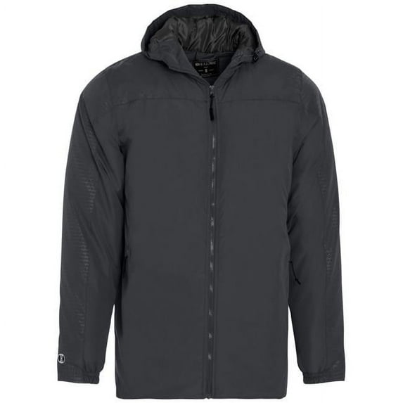 Holloway Sportswear M Boys BIONIC HOODED JACKET Carbon/Black 229217