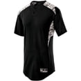 thumbnail image 1 of Holloway Sportswear M Boys BULLPEN JERSEY Black/White Print 221217, 1 of 1