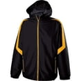 thumbnail image 1 of Holloway Sportswear M Boys CHARGER JACKET Black/Light Gold 229259, 1 of 2