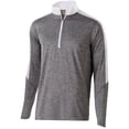 thumbnail image 1 of Holloway M Youth Electrify 1/2 Zip Pullover Graphite Heather/White 222642, 1 of 7