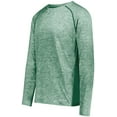 thumbnail image 1 of Holloway Sportswear M Boys Electrify Coolcore® Long Sleeve Tee Dark Green Heather 222670, 1 of 5