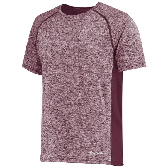 Holloway Sportswear M Boys Electrify Coolcore® Tee Maroon Heather 222671