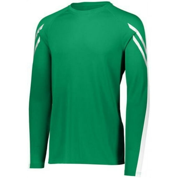 Holloway Sportswear M Boys FLUX SHIRT LONG SLEEVE Kelly/White 222607