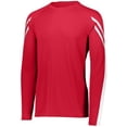 thumbnail image 1 of Holloway Sportswear M Boys FLUX SHIRT LONG SLEEVE Scarlet/White 222607, 1 of 5