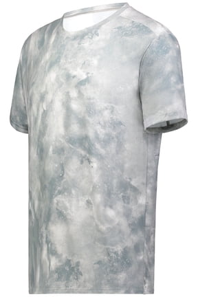 Sportswear M Boys Stock Cotton-Touch Poly Tee Silver Cloud Print 222696