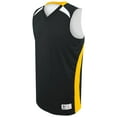 thumbnail image 1 of Holloway Sportswear M Campus Reversible Jersey BLACK/ATHLETIC GOLD/WHITE 332380, 1 of 1