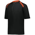 thumbnail image 1 of Holloway Sportswear M Clubhouse Pullover Black/Orange 229581, 1 of 5