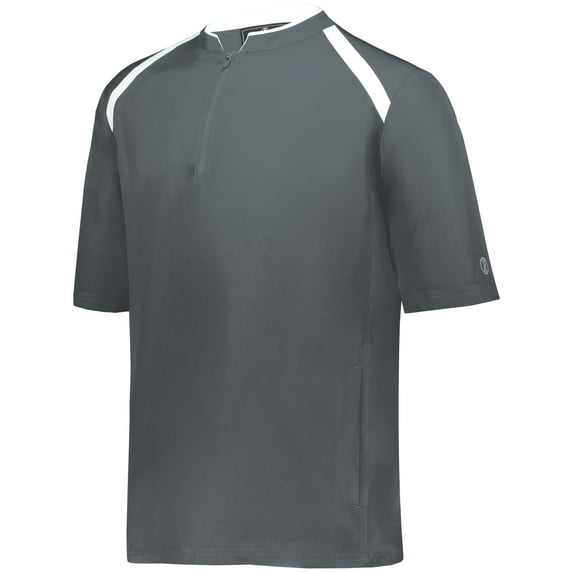 Holloway Sportswear M Clubhouse Pullover Graphite/White 229581