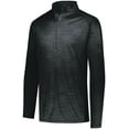 thumbnail image 1 of Holloway Sportswear M Converge 1/2 Zip Pullover Black 222565, 1 of 5