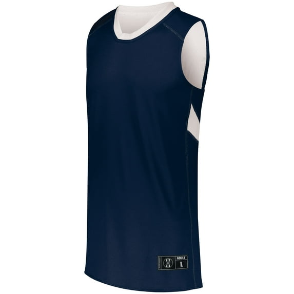 Holloway Sportswear M Dual-Side Single Ply Basketball Jersey Navy/White 224078