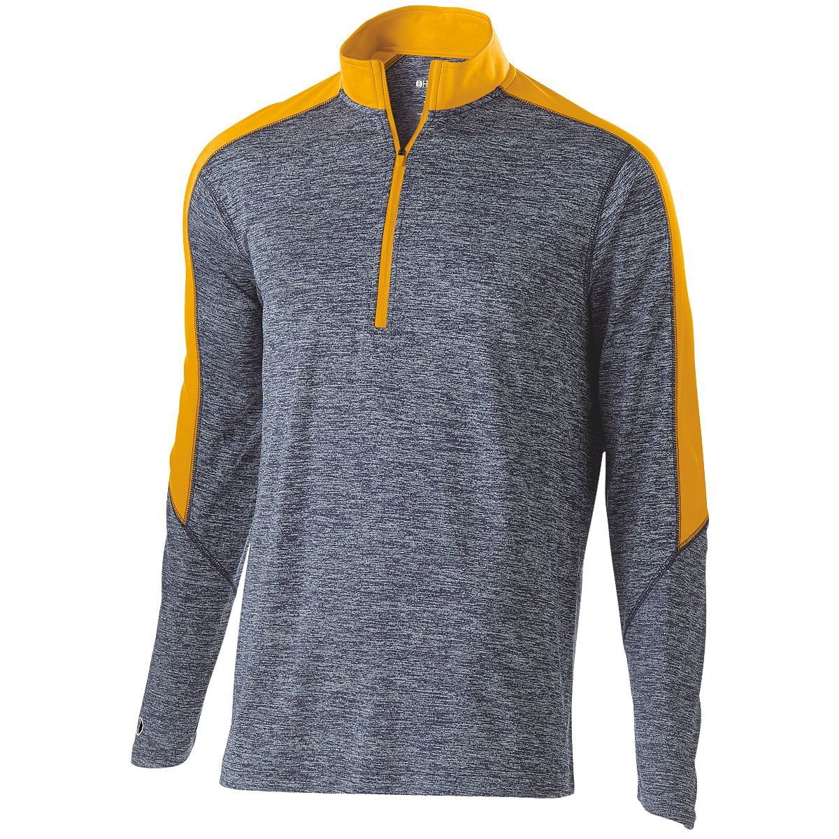 Holloway Sportswear M Electrify 1/2 Zip Pullover Navy Heather/Light ...