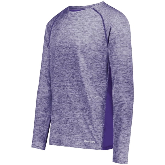 Holloway Sportswear M Electrify Coolcore® Long Sleeve Tee Purple Heather 222570