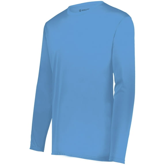 Holloway Sportswear M Momentum Long Sleeve Tee Columbia Blue 222822