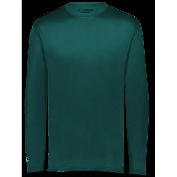 Holloway Sportswear M Momentum Long Sleeve Tee Dark Green 222822