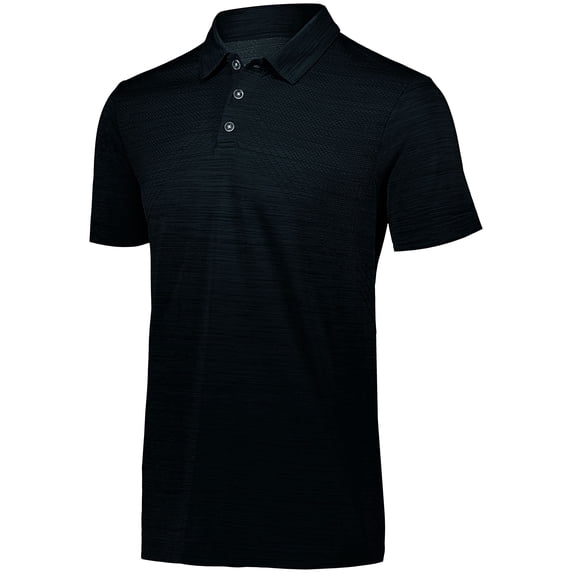 Holloway Sportswear M Striated Polo Black 222556