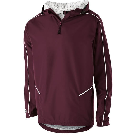 Holloway Sportswear M Wizard Pullover Maroon/White 229016