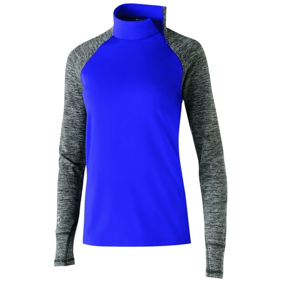Holloway Sportswear M Womens AFFIRM PULLOVER Purple/Carbon Heather 229358