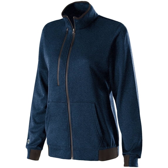Holloway Sportswear M Womens Artillery Jacket Navy Heather 229366