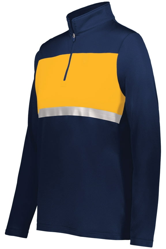 Sportswear M Womens Prism Bold 1/4 Zip Pullover Navy/Gold 222791