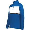 thumbnail image 1 of Holloway Sportswear M Womens Prism Bold 1/4 Zip Pullover Royal/White 222791, 1 of 5