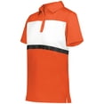 thumbnail image 1 of Holloway Sportswear M Womens Prism Bold Polo Orange/White 222776, 1 of 5