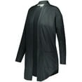 thumbnail image 1 of Holloway Sportswear M Womens SOPHOMORE CARDIGAN Black Heather 229777, 1 of 5