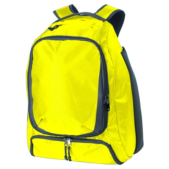 Holloway Sportswear OS Bat Backpack Bright Yellow/Graphite 229008