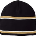 thumbnail image 1 of Holloway Sportswear OS Engager Beanie Black/Vegas Gold/White 223832, 1 of 1