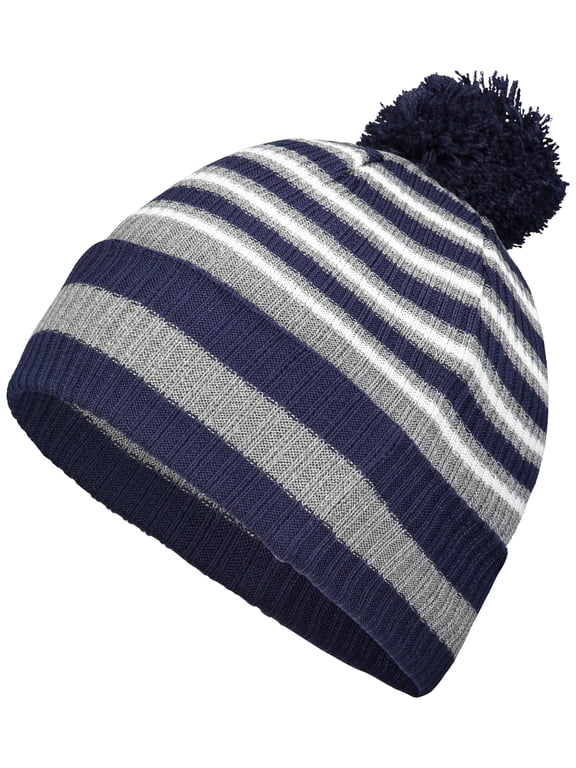 Sportswear OS Spirit Pom Beanie Navy/Heather Grey/White 223815