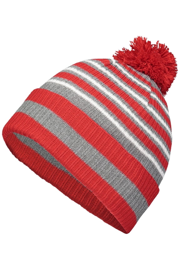 Sportswear OS Spirit Pom Beanie Red/Heather Grey/White 223815