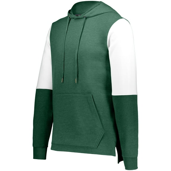 Holloway Sportswear S All-American Team Hoodie Dark Green Heather/White 222581