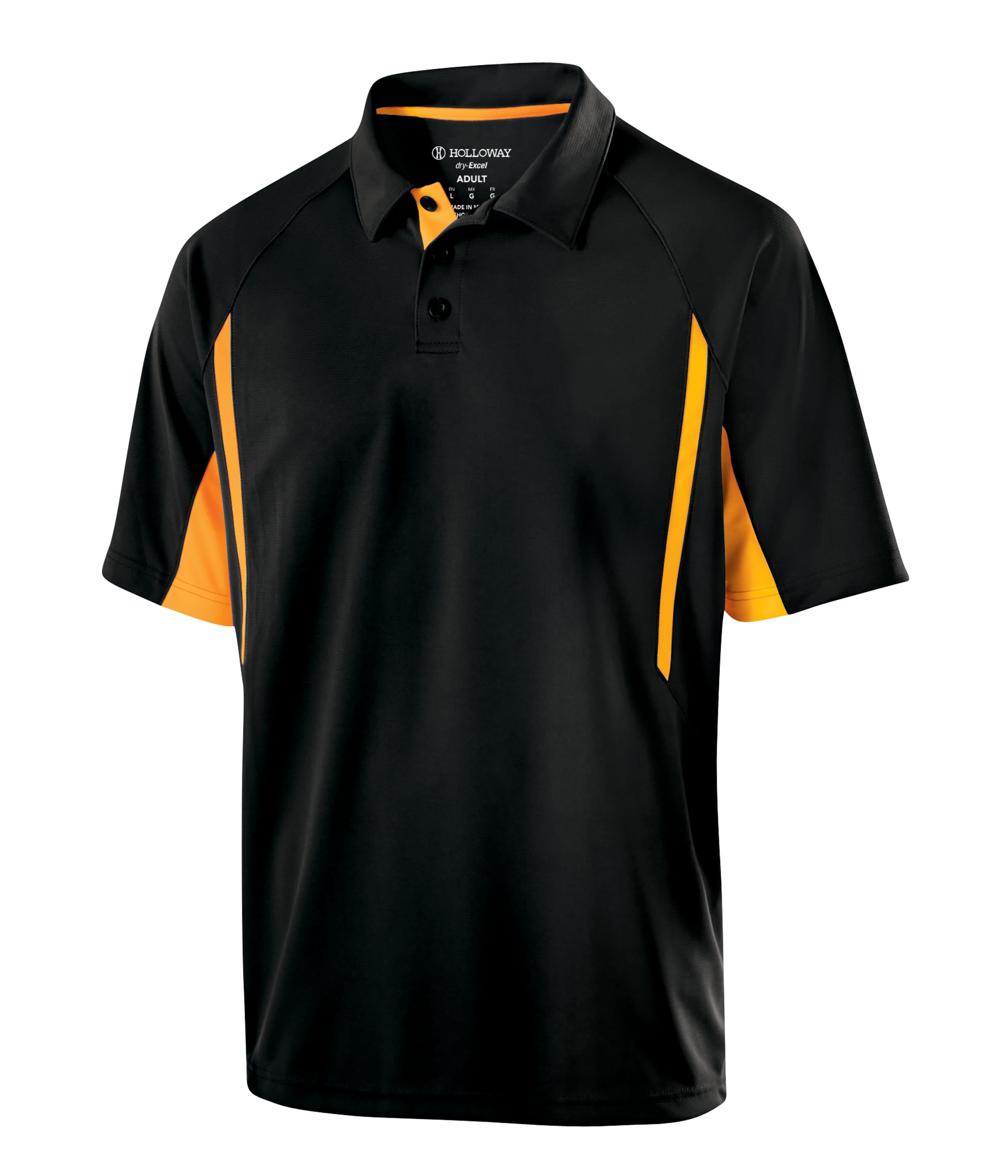 Holloway Sportswear S Avenger Polo Black/Light Gold 222530
