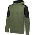 thumbnail image 1 of Holloway Sportswear S Blue Chip Hoodie Olive/Black 222540, 1 of 5
