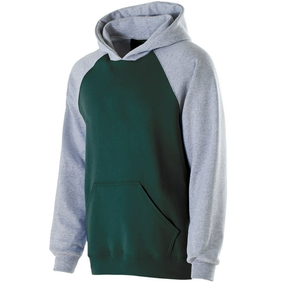 Holloway Sportswear S Boys BANNER HOODIE Dark Green/Athletic Heather 229279