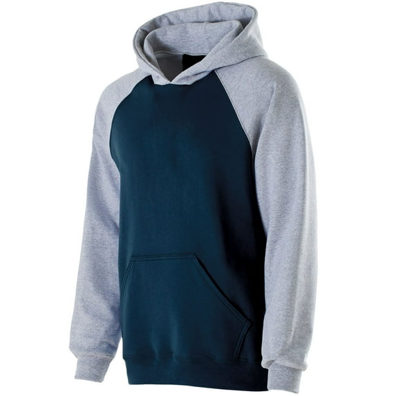 Holloway Sportswear S Boys BANNER HOODIE Navy/Athletic Heather 229279