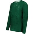thumbnail image 1 of Holloway Sportswear S Boys Cotton-Touch Poly Cloud Long Sleeve Tee Dark Green Cloud Print 222697, 1 of 5