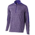thumbnail image 1 of Holloway Sportswear S Boys ELECTRIFY 1/2 ZIP PULLOVER Purple Heather/Purple 222642, 1 of 7
