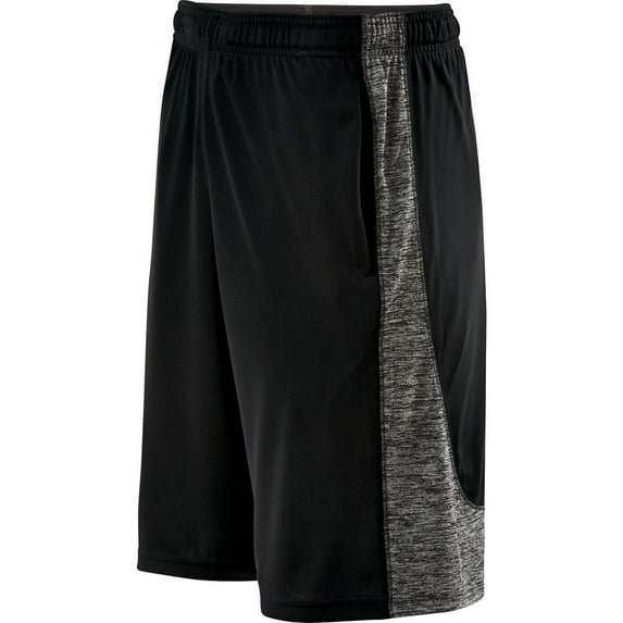 Holloway Sportswear S Boys ELECTRON SHORTS Black/Black Heather 222628