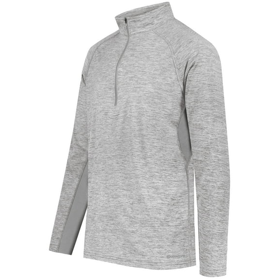 Holloway Sportswear S Boys Electrify Coolcore® 1/2 Zip Pullover Athletic Grey Heather 222674
