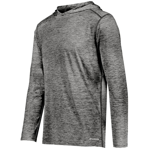 Holloway Sportswear S Boys Electrify Coolcore® Hoodie Black Heather 222689
