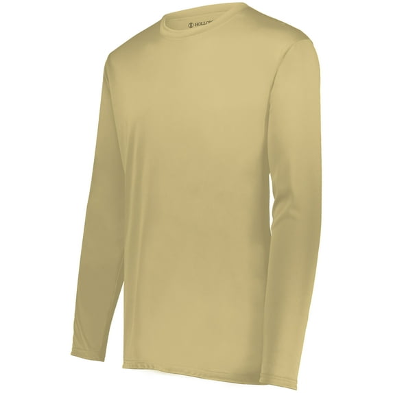 Holloway Sportswear S Boys Momentum Long Sleeve Tee Vegas Gold 222823