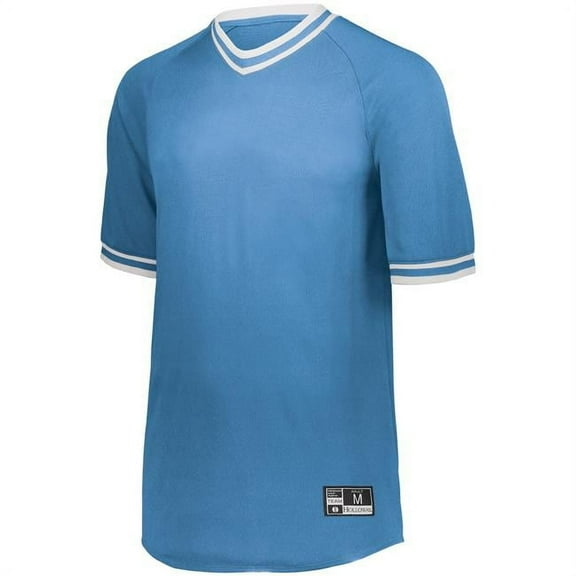 Holloway Sportswear S Boys Retro V-Neck Baseball Jersey University Blue/White 221221