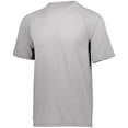 thumbnail image 1 of Holloway Sportswear S Boys Swift Wicking Tee Silver 222651, 1 of 2